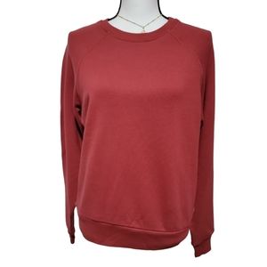 Reformation Jeans Rio Rust Crew Organic Cotton Sweatshirt Size XS
